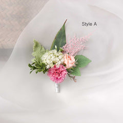 Wedding Buttonhole Boutonniere Pinholes