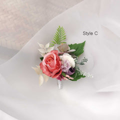 Wedding Buttonhole Boutonniere Pinholes