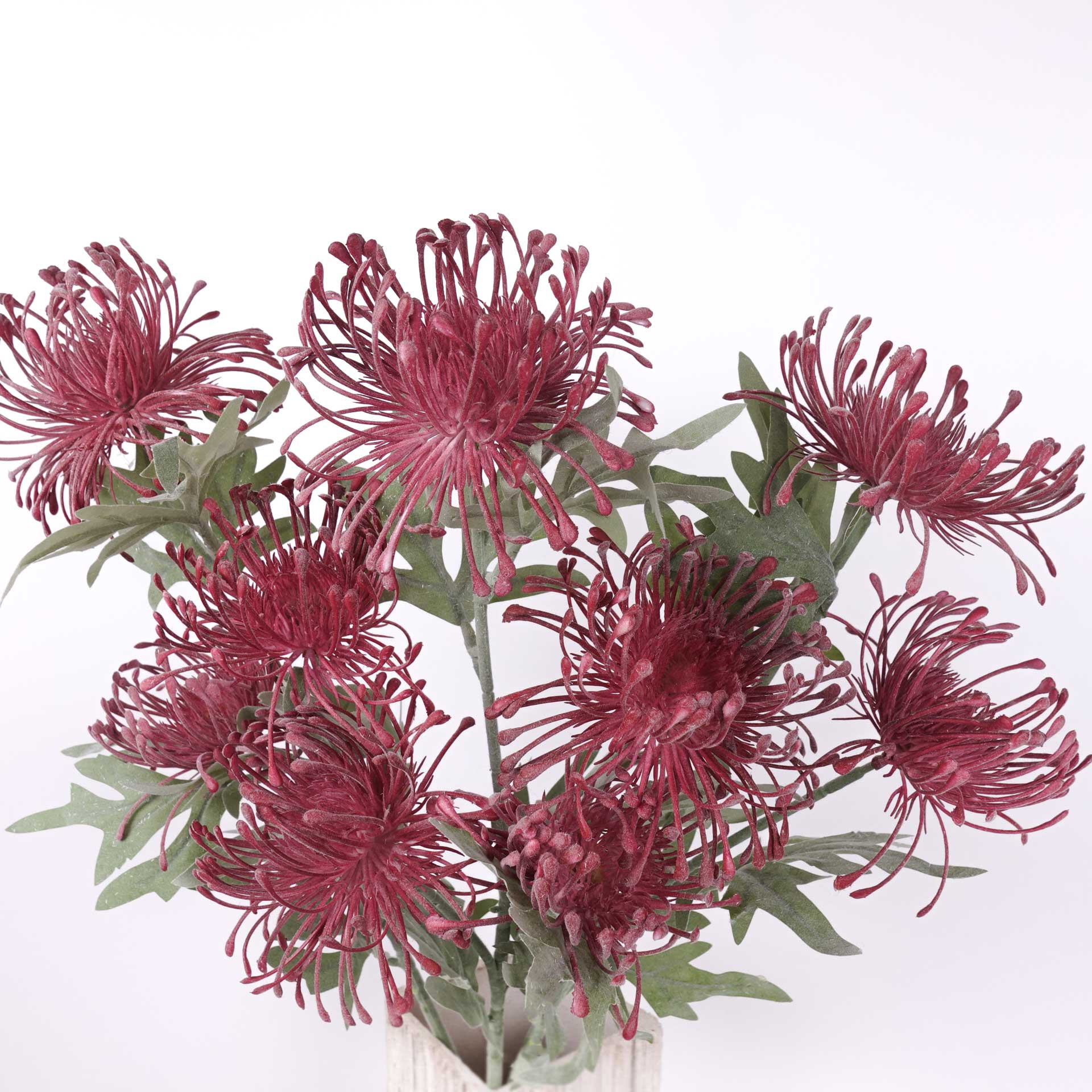 Native Pincushion Leucospermum Red mum Artificial Native Flower