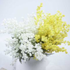 5 Stems Artificial Wattle Bouquet 42cmH