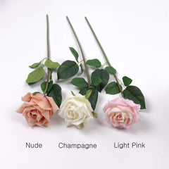 Real Touch Small Rose Stem 46cmH