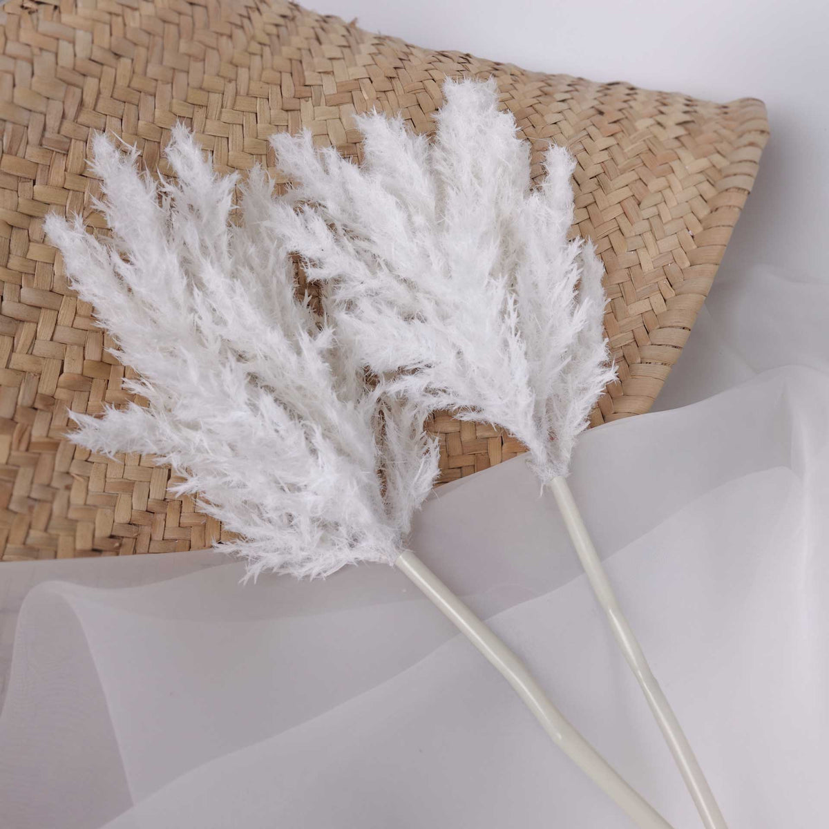 Artificial Reed pampas Grass White Pampas