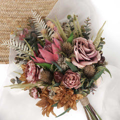 Native King Protea Rose Bouquet/Arrangement