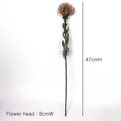 Artificial Leucospermum Stem 47cmH