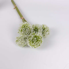 Allium Flower Bunch in Cream 50cmH