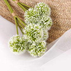 Allium Flower Bunch in Cream 50cmH