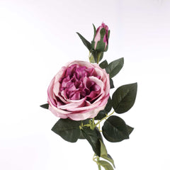 Artificial Rose Stem Faux Pink Rose