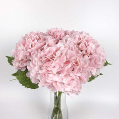 Real Touch Hydrangea Stem Pink 50cmH