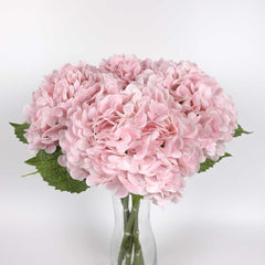 Real Touch Hydrangea Stem Pink 50cmH