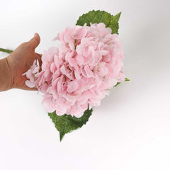 Real Touch Hydrangea Stem Pink 50cmH