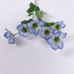 Artificial Hellebore Spray 60cmH in Blue