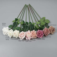 Real Touch Small Rose Stem 46cmH