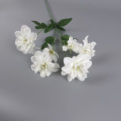 6 Heads Artificial Camellia Spray 60cmH in Cream White