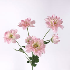 6 Heads Artificial Camellia Spray 60cmH in Pink