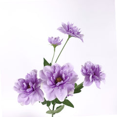 6 Heads Artificial Camellia Spray 60cmH in Purple