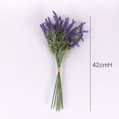 Artificial Lavender Bunch 43cmH