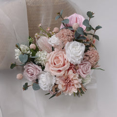 Rose Dahlia Wedding Bouquet 38cmW