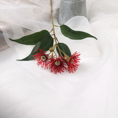 3 Full Bloom Eucalyptus Flowering Gum Spray Red