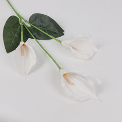 3 Heads Calla Lily Stem 85cmH