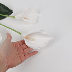 3 Heads Calla Lily Stem 85cmH