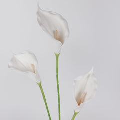 3 Heads Calla Lily Stem 85cmH