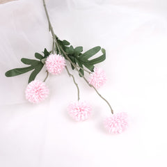 5 Heads Chrysanthemum Pompom Spray 50cmH