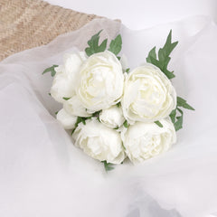 8 Heads Peony Bouquet 30cmH
