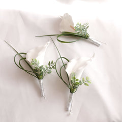 Lily Wedding Buttonhole