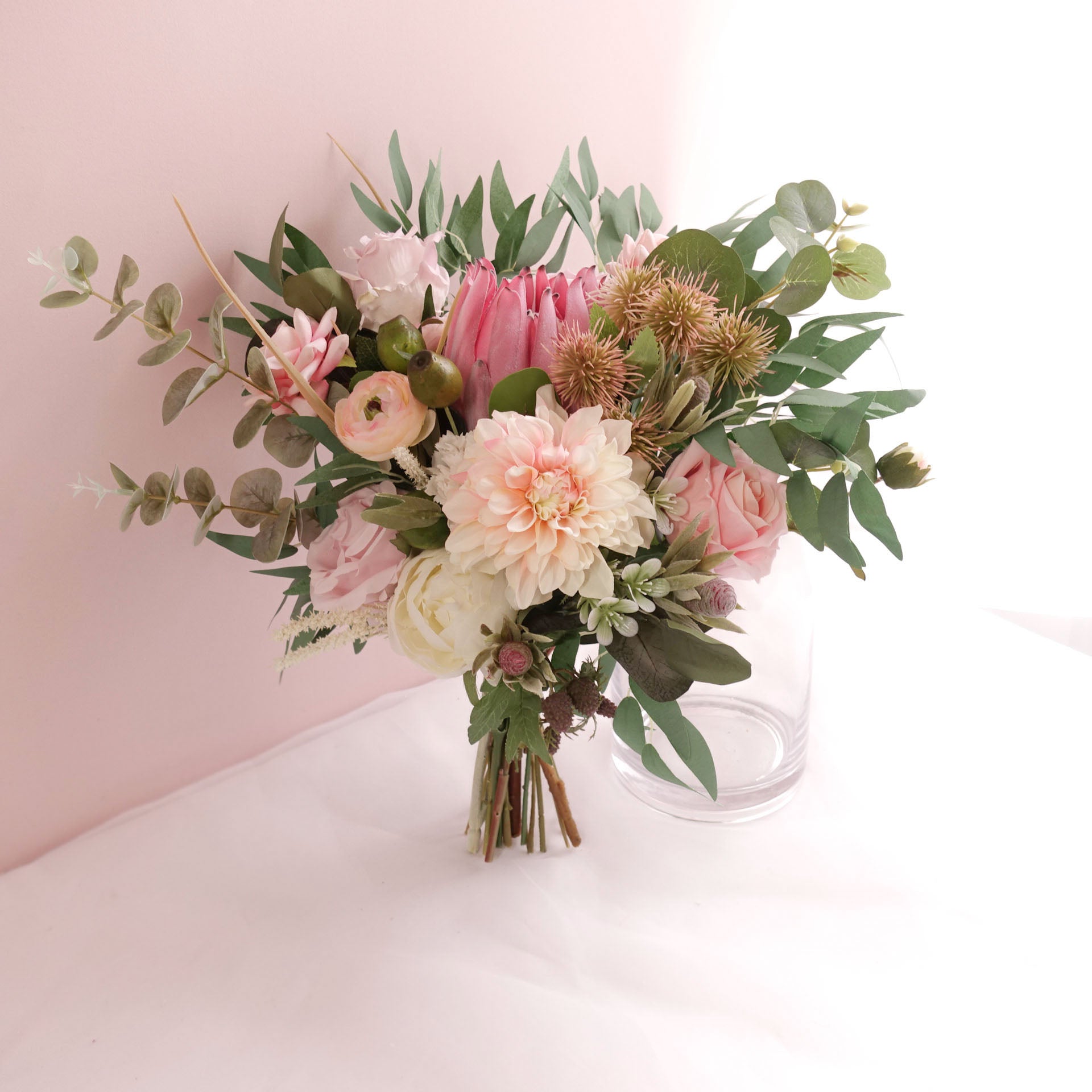 Native Dahlia Wedding Bouquet 