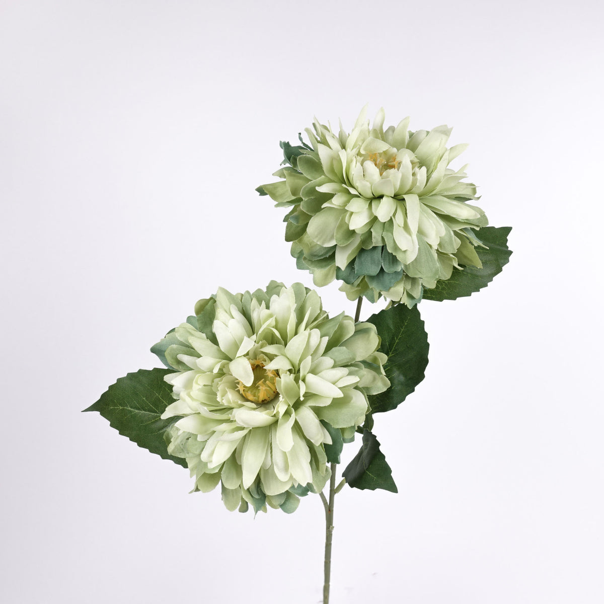 Artificial Green Dahlia Flower