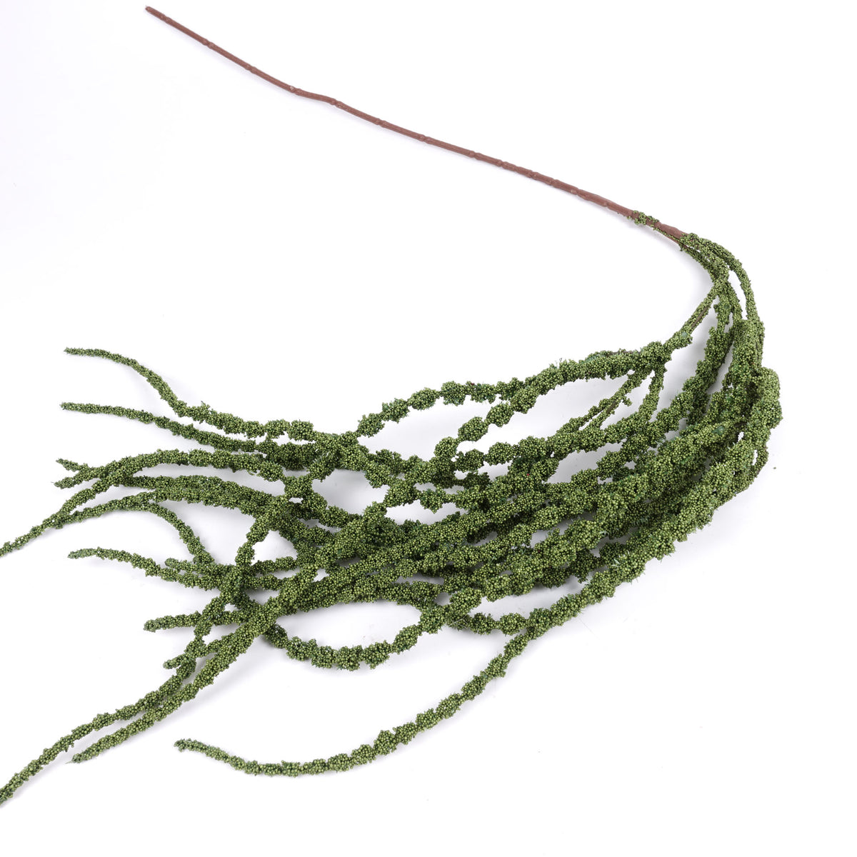 Artificial green amaranthus. Faux amaranthus