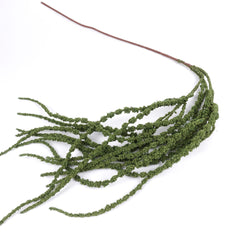 Artificial green amaranthus. Faux amaranthus