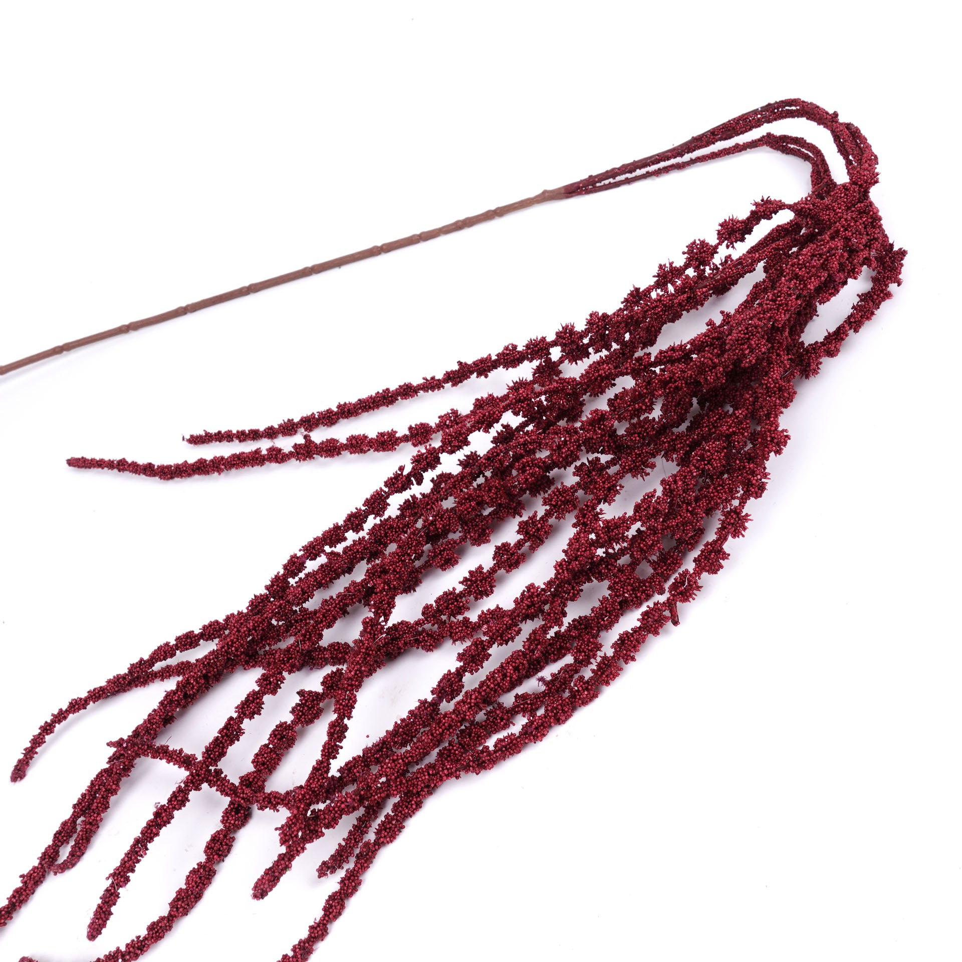 artificial Amaranthus Stem in Burgundy
