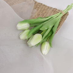 5 Stems Real Touch Tulip Bunch 32cmH