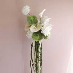 Anthurium Lily Amaranthus Dahlia Bouquet
