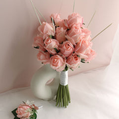 Rose Wedding Bouquet 22cmW