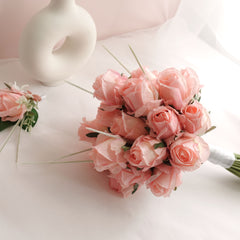 Rose Wedding Bouquet 22cmW