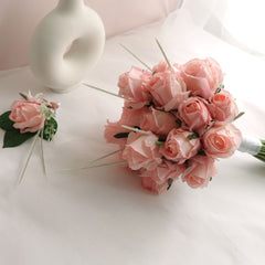 Rose Wedding Bouquet 22cmW