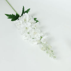 Real Touch Delphinium Flower Stem in White