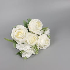 Rose Hydrangea Mix Bush 42cmH