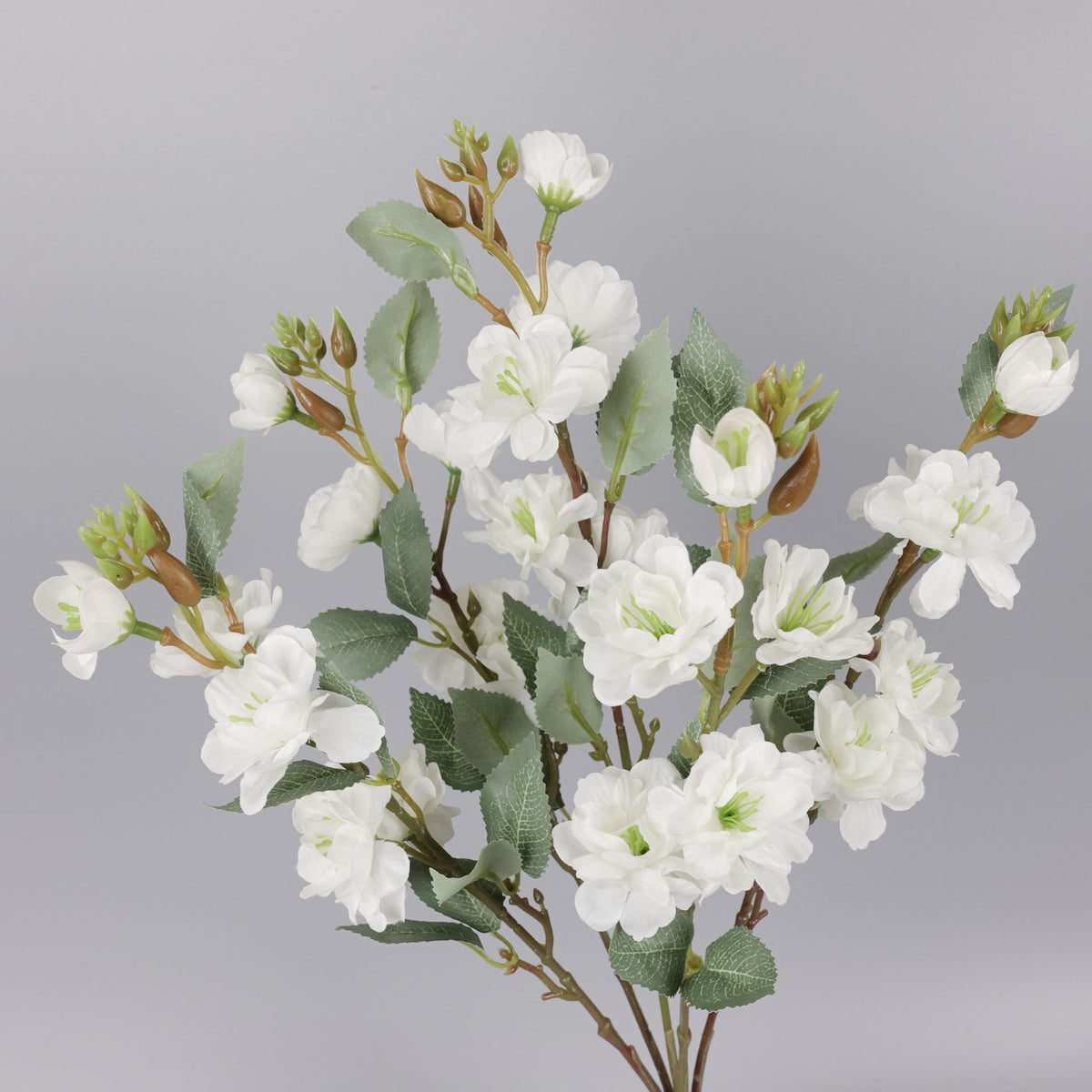 Artificial White Cherry Blossom Bush 