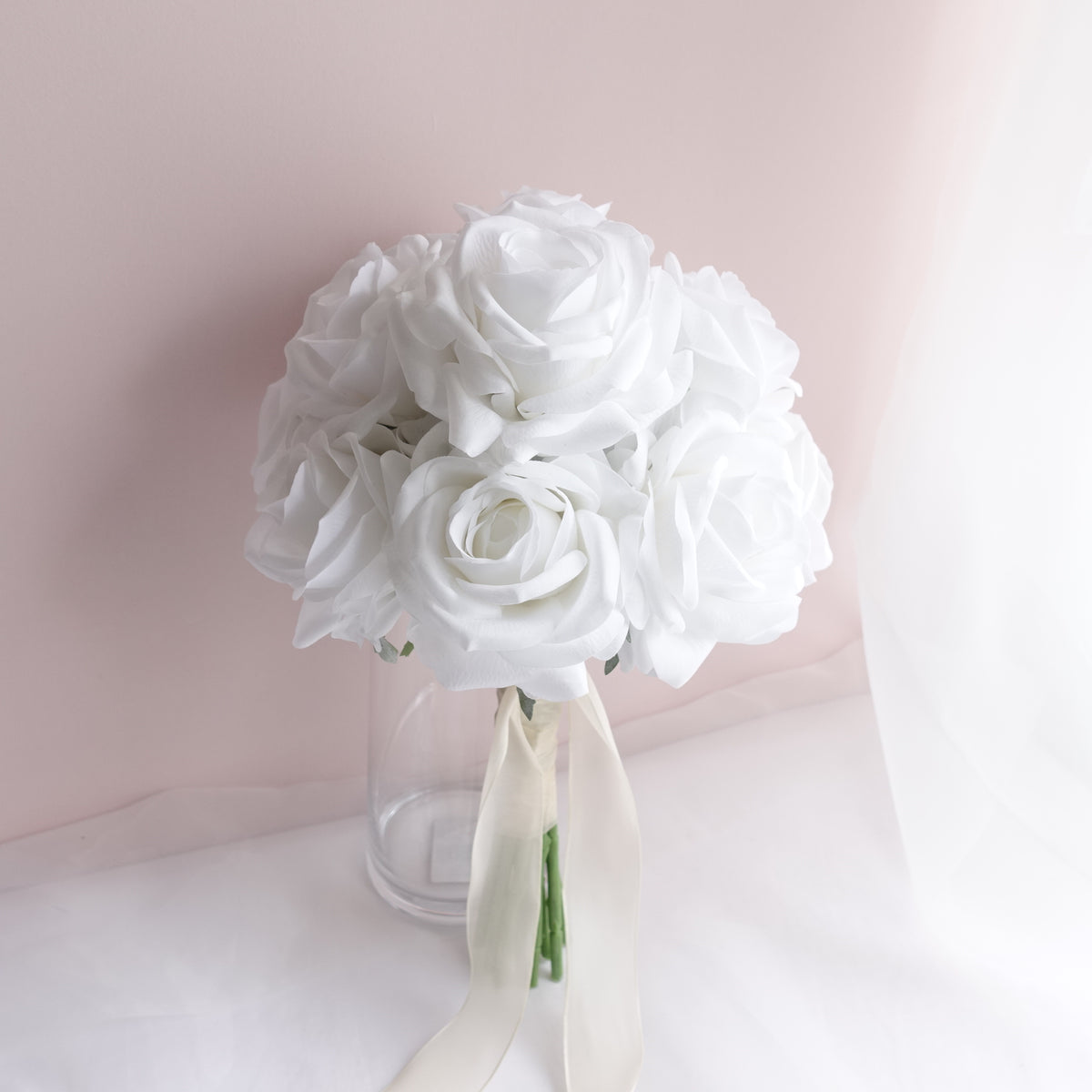 360 Design Real-touch Rose Wedding Bouquet