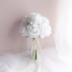 360 Design Real-touch Rose Wedding Bouquet