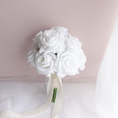360 Design Real-touch Rose Wedding Bouquet