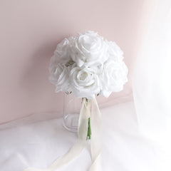 360 Design Real-touch Rose Wedding Bouquet