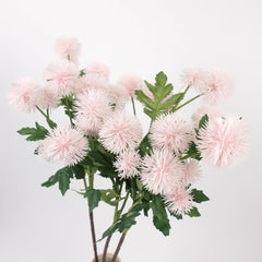 10 Heads Thistle Spray 54cmH in Pink