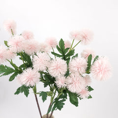 10 Heads Thistle Spray 54cmH in Pink