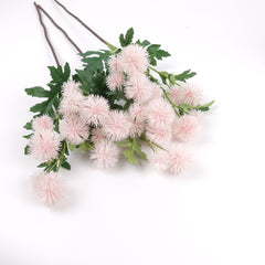 10 Heads Thistle Spray 54cmH in Pink