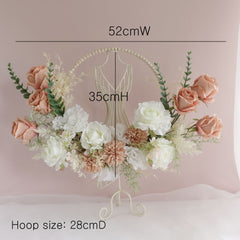 Hoop Bouquet 52cmW