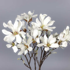 4 Heads Artificial Magnolia Spray 55cmH